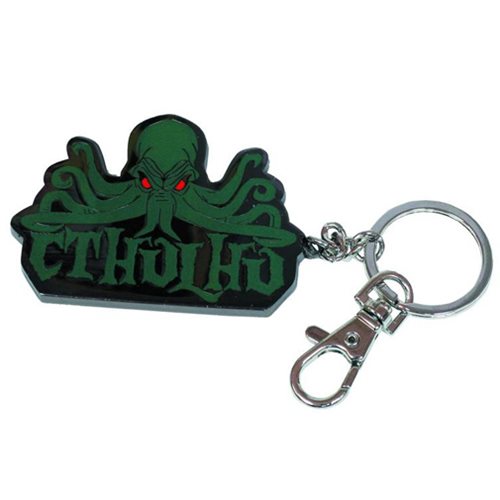 Cthulhu Logo Metal Key Chain